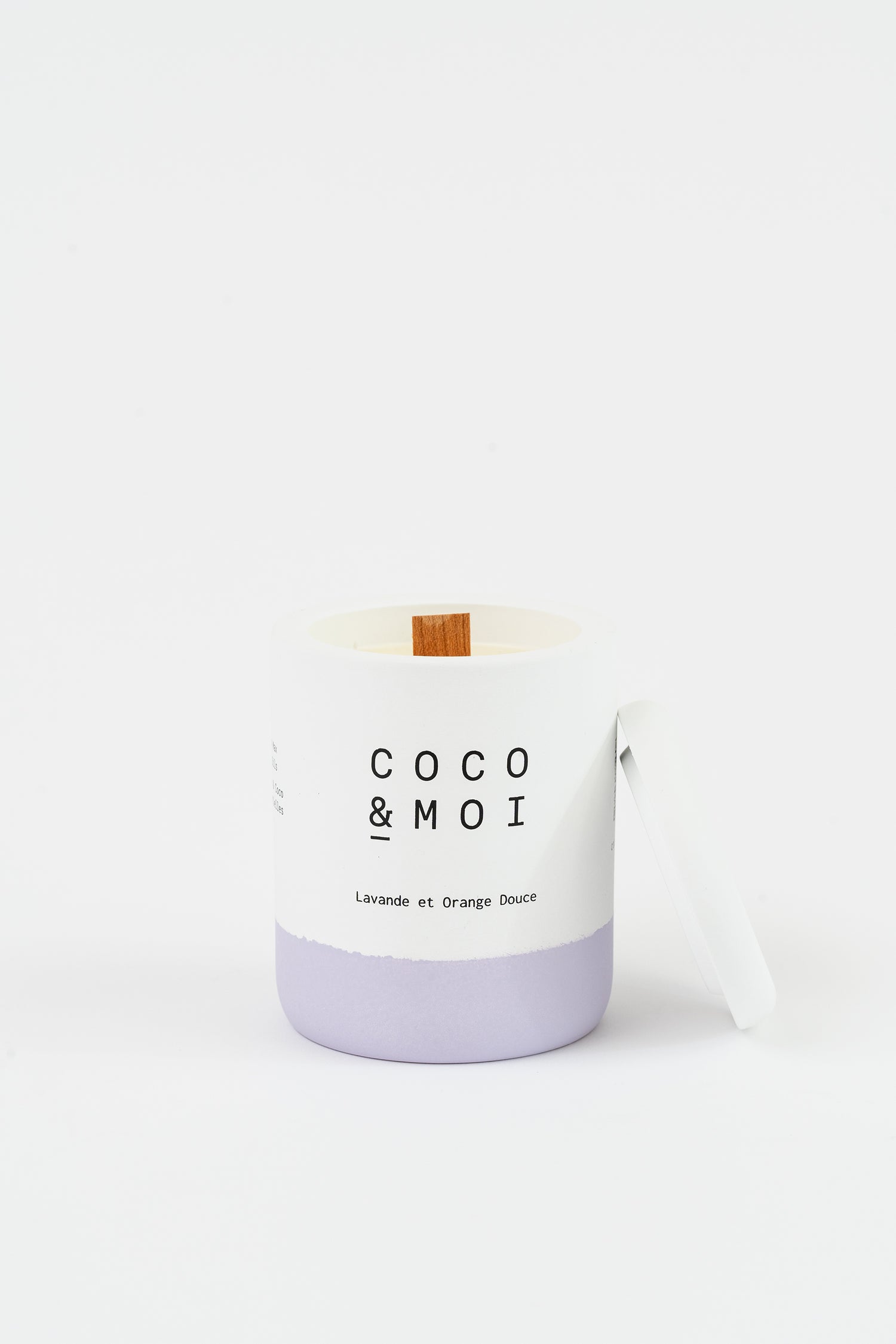 Bougies Lavande et Orange douce