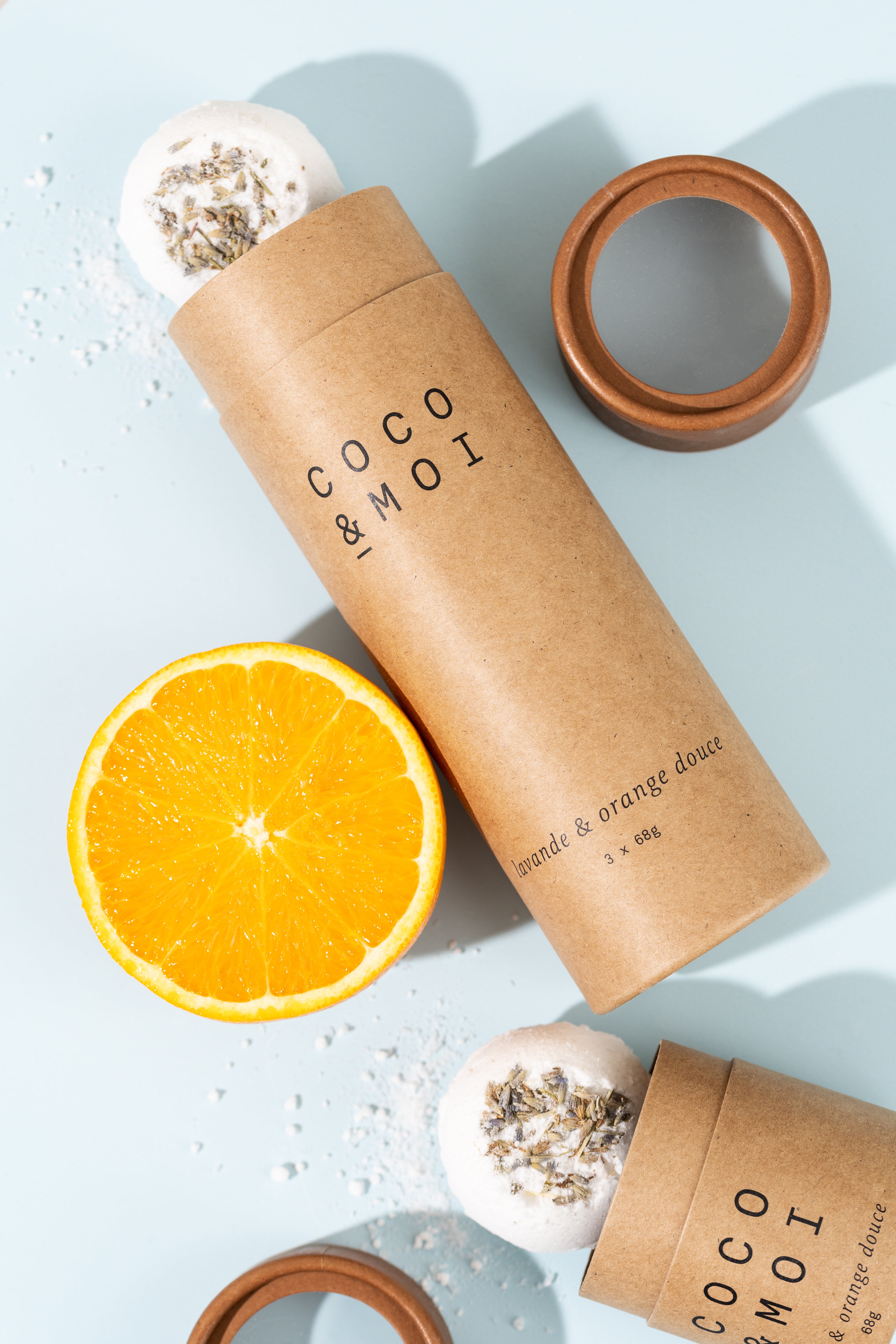 Bombe de Bain Lavande & Orange Douce