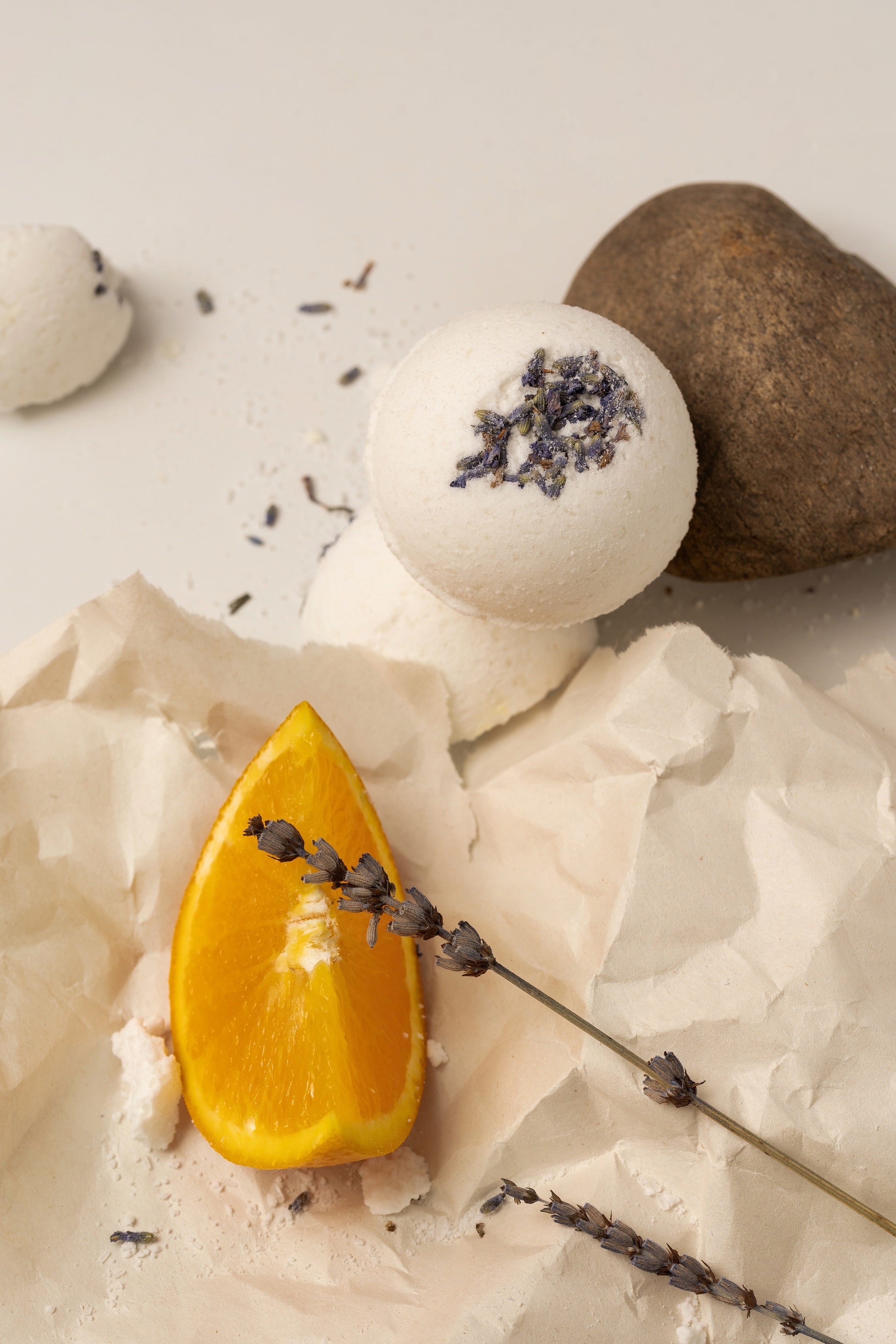 Bombe de Bain Lavande & Orange Douce