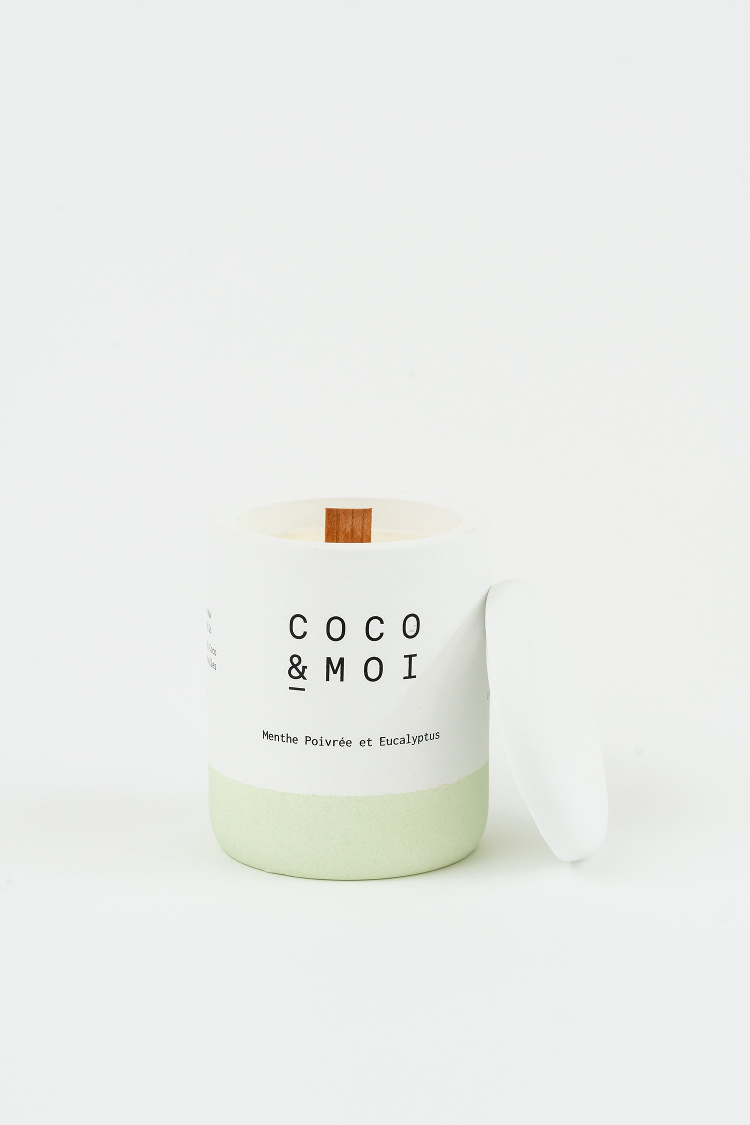 Bougies Menthe poivrée et Eucalyptus