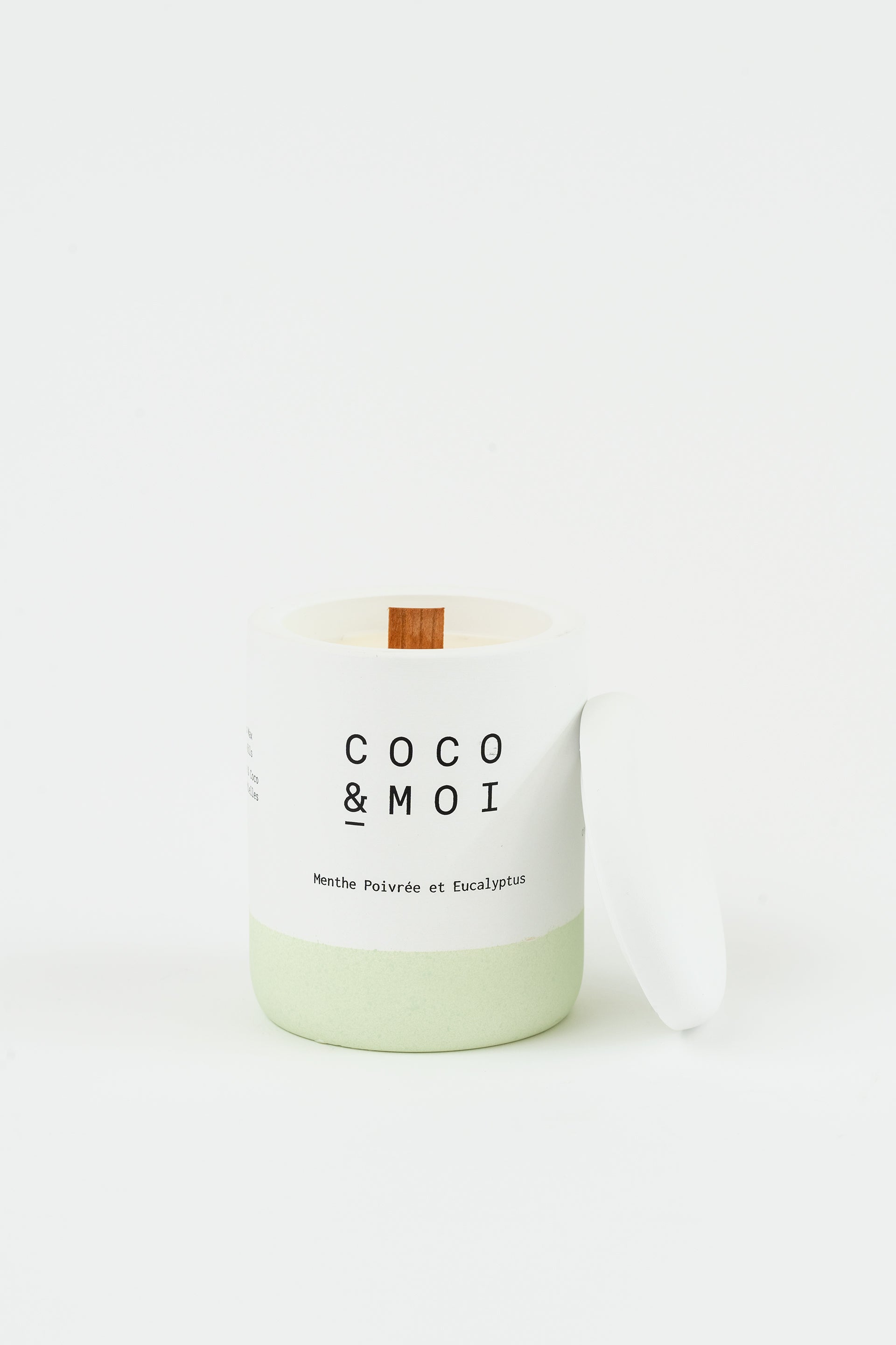 Bougies Menthe poivrée et Eucalyptus