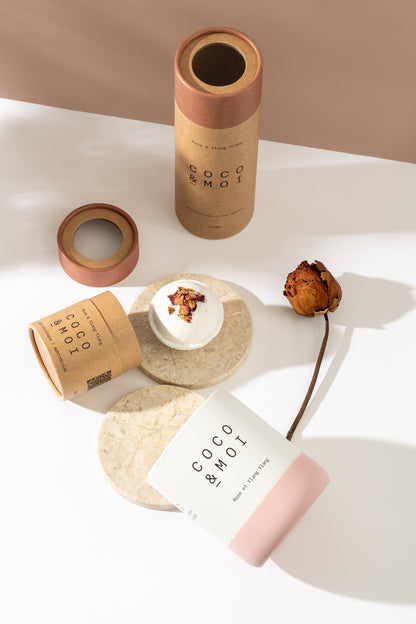 Bougies Rose et Ylang Ylang