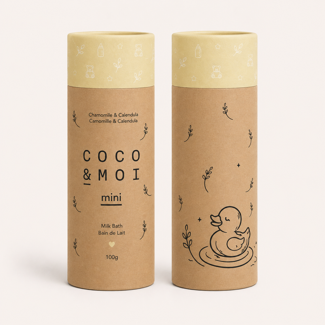 Coco et Moi mini - Bain de Lait - Camomille &amp; Calendula