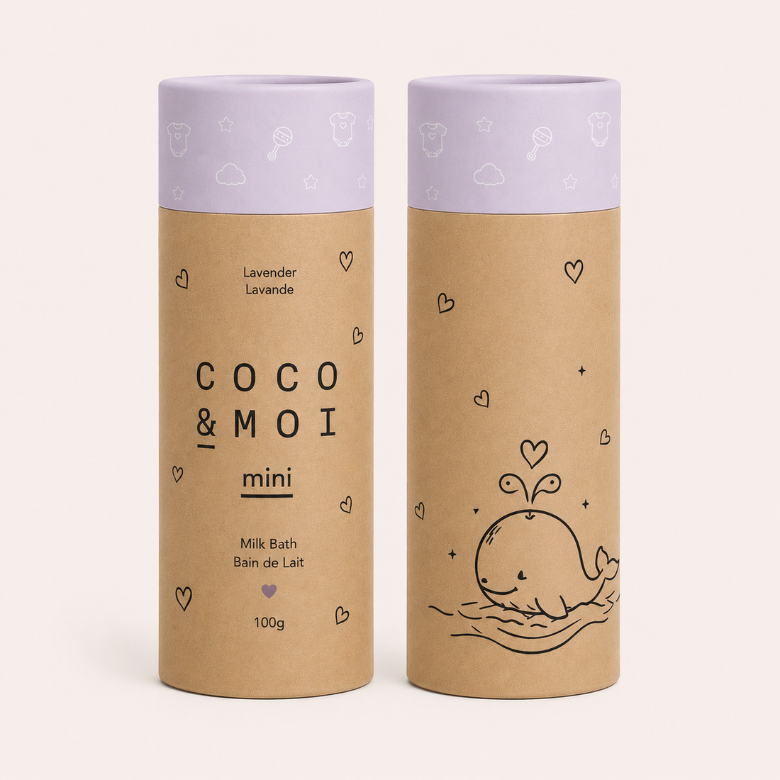 Coco et Moi mini - Bain de Lait - Lavande